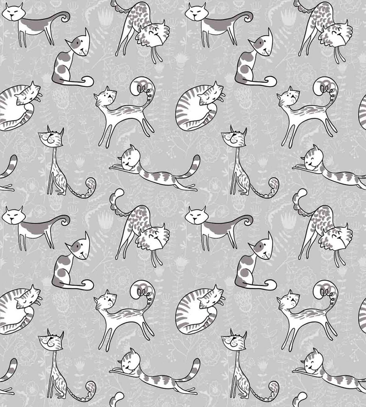Cat Kitten Cartoon — Pattern