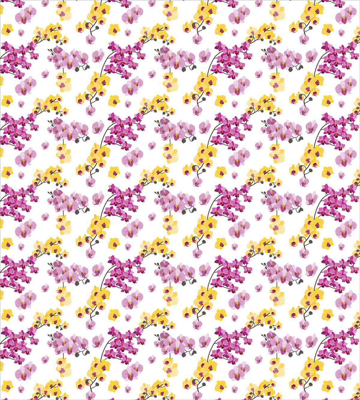 Flourishing Orchid Branches — Pattern