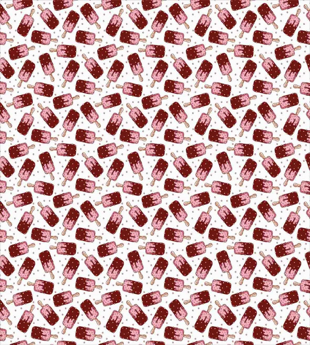 Strawberry Popsicles Art — Pattern