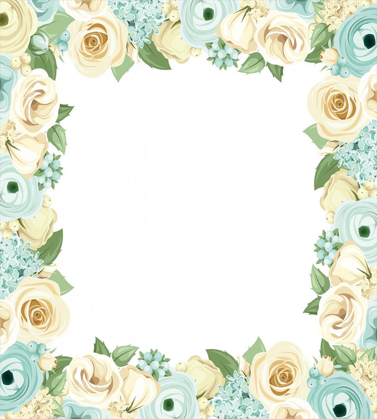 Flower Roses Leaves — Pattern