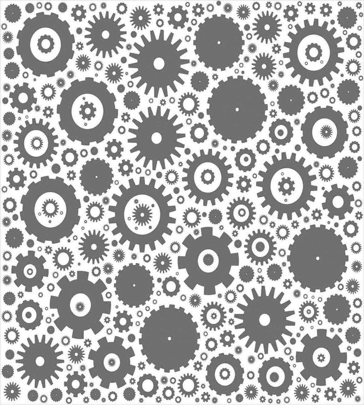 Gear Cog Engine Wheel — Pattern