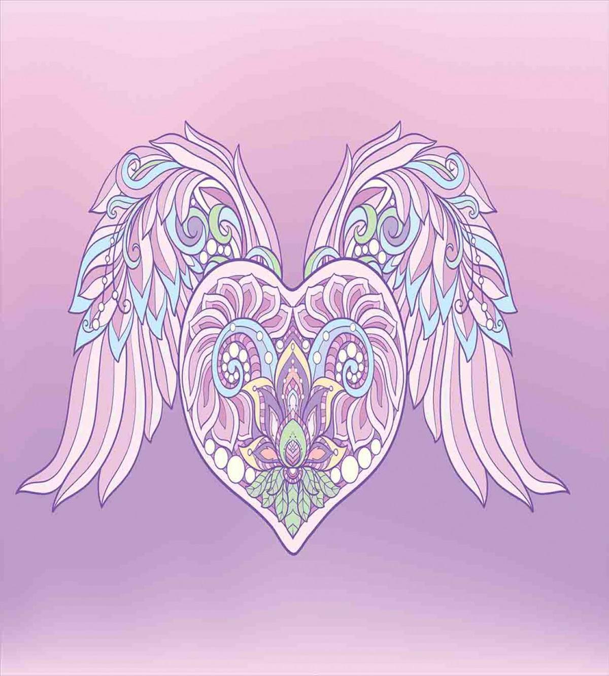 Floral Ornate Heart — Pattern