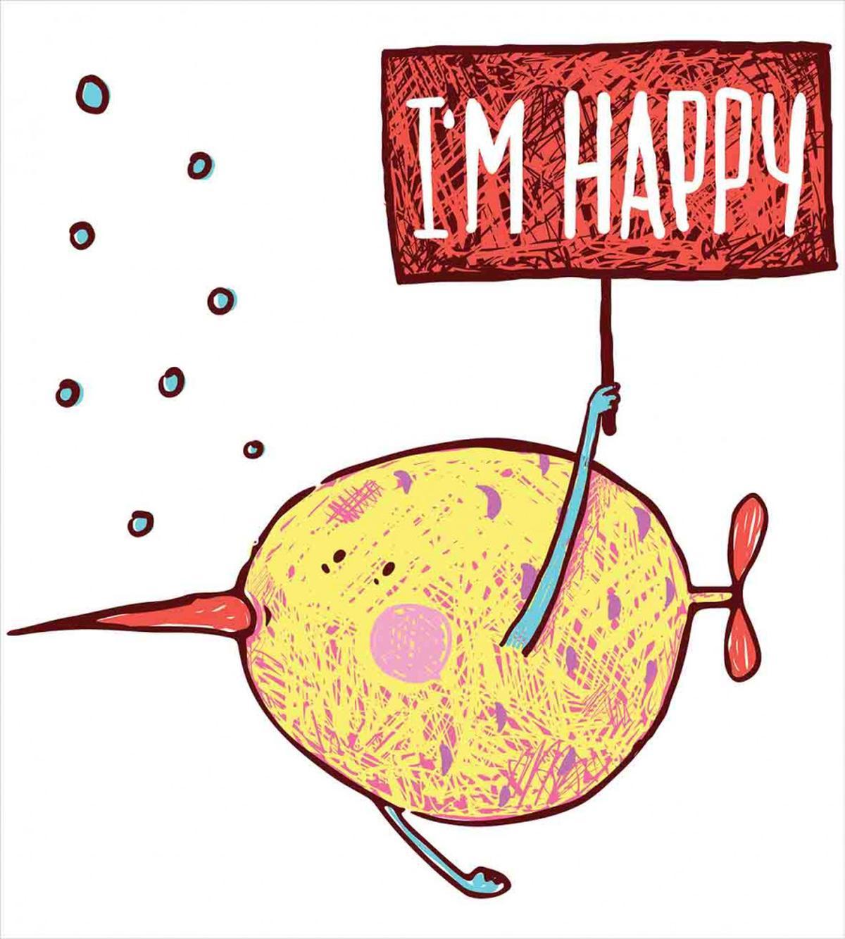 Humor Cartoon Fish Baby — Pattern