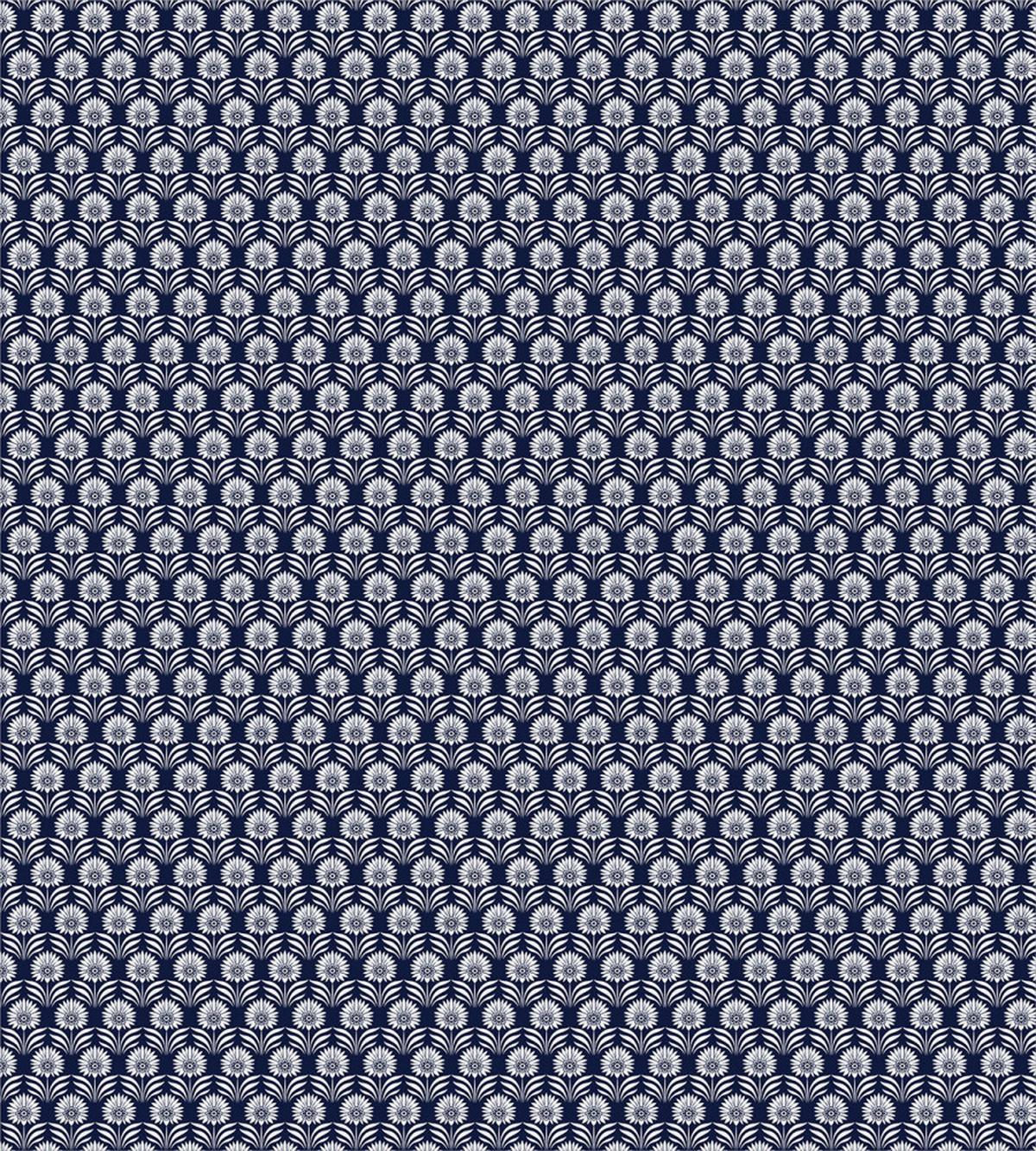 Folkloric Floral Monochrome — Pattern