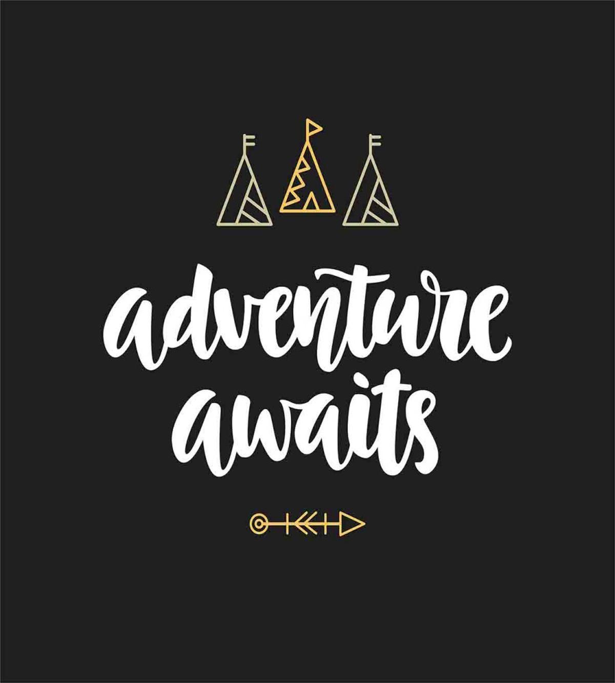 Adventure Awaits Tents — Pattern