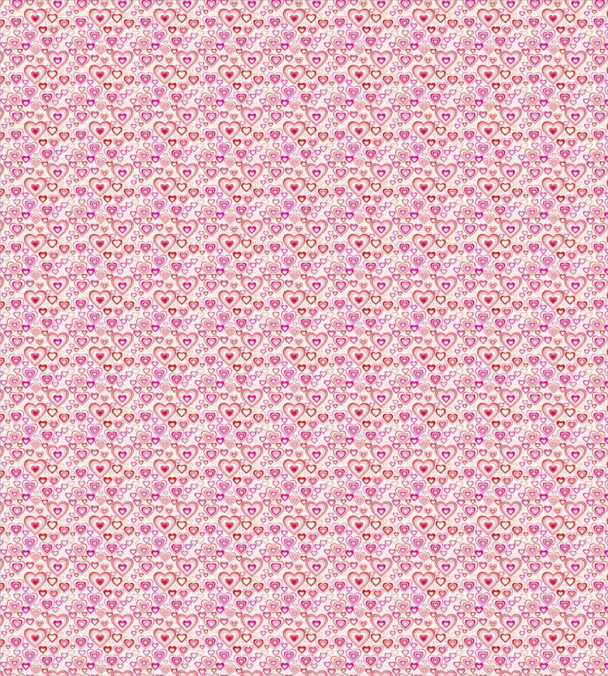 Doodle Style Hearts — Pattern