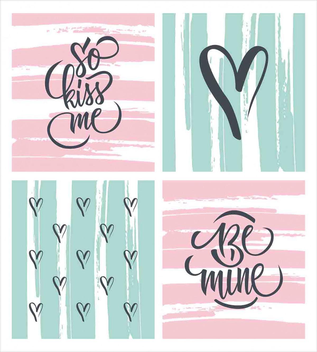 Valentines Day Words — Pattern