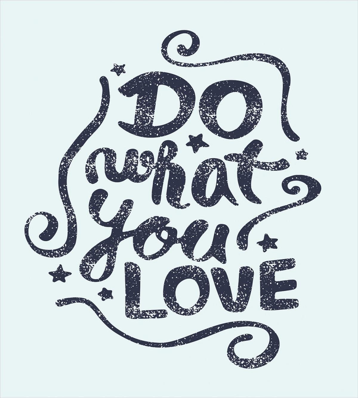 Lettering Blue Grunge Star — Pattern