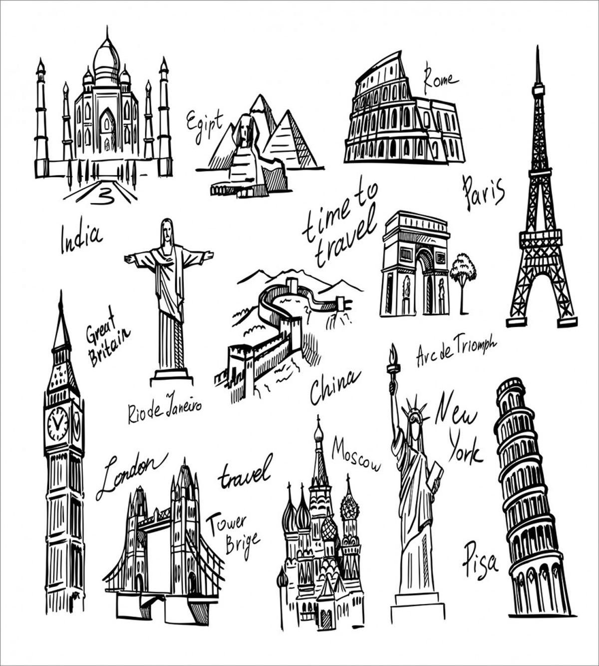 Landmarks of the World — Pattern