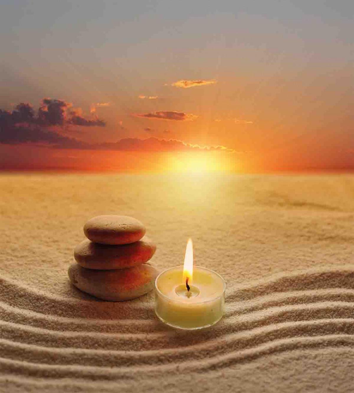 Meditation Yoga Candle — Pattern