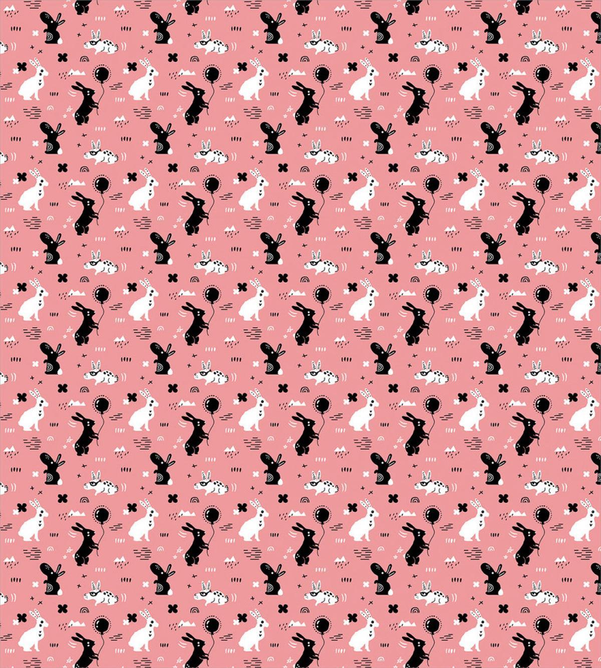 Creative Funny Rabbits Art — Pattern