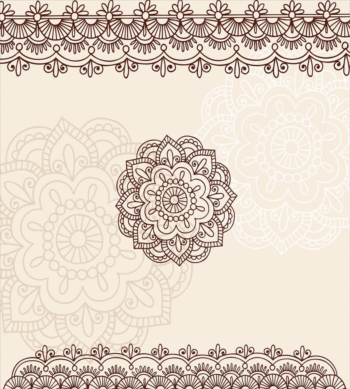 Geometrical Swirls Lines — Pattern