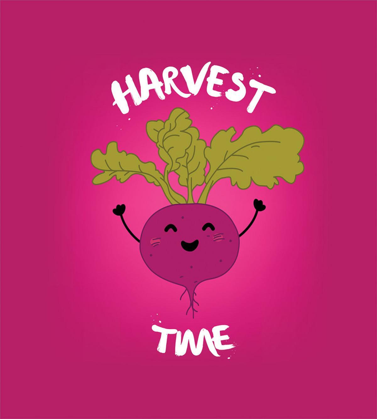 Happy Beet Character Words — Pattern