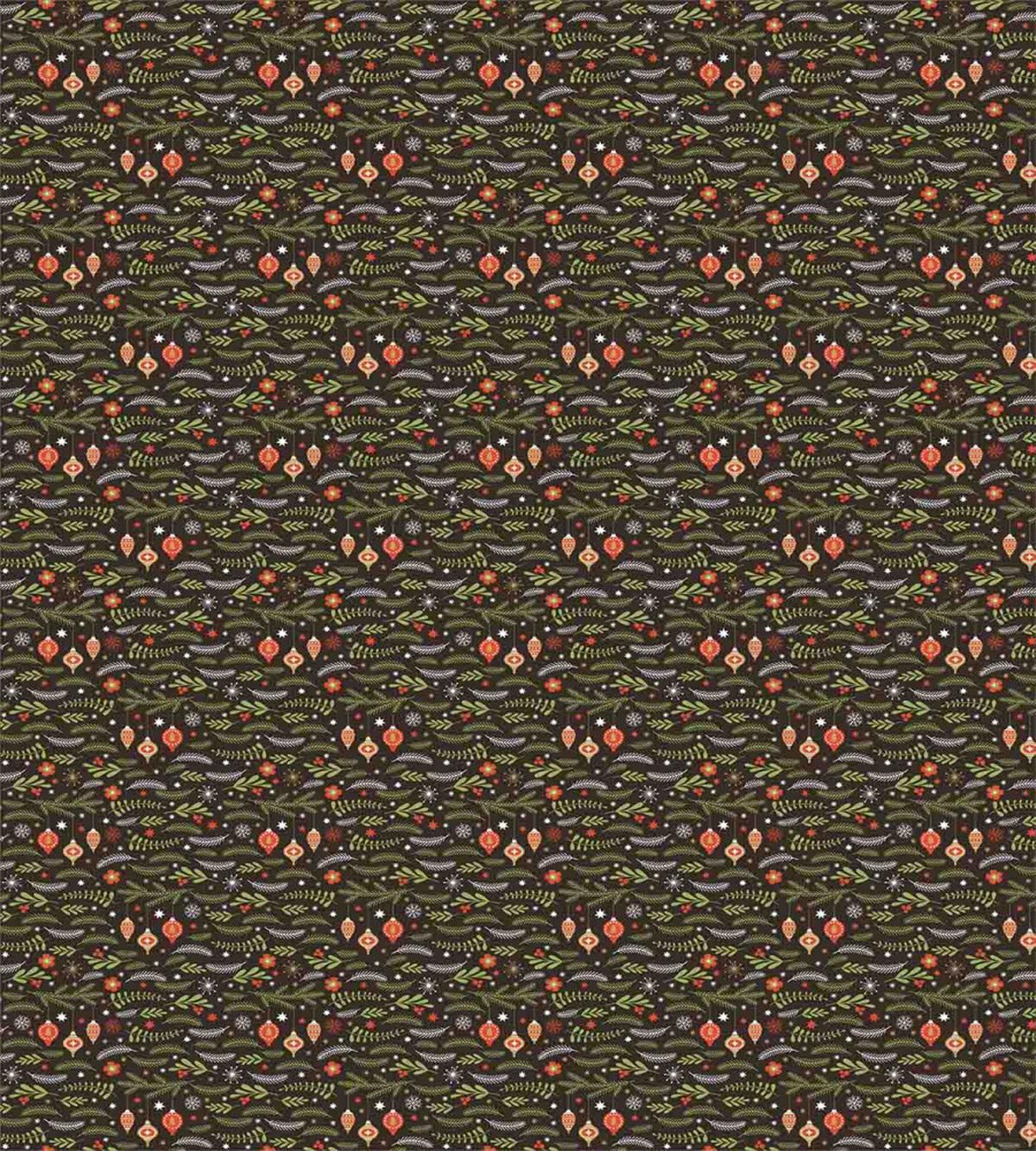 Mistletoe Pine Branch — Pattern