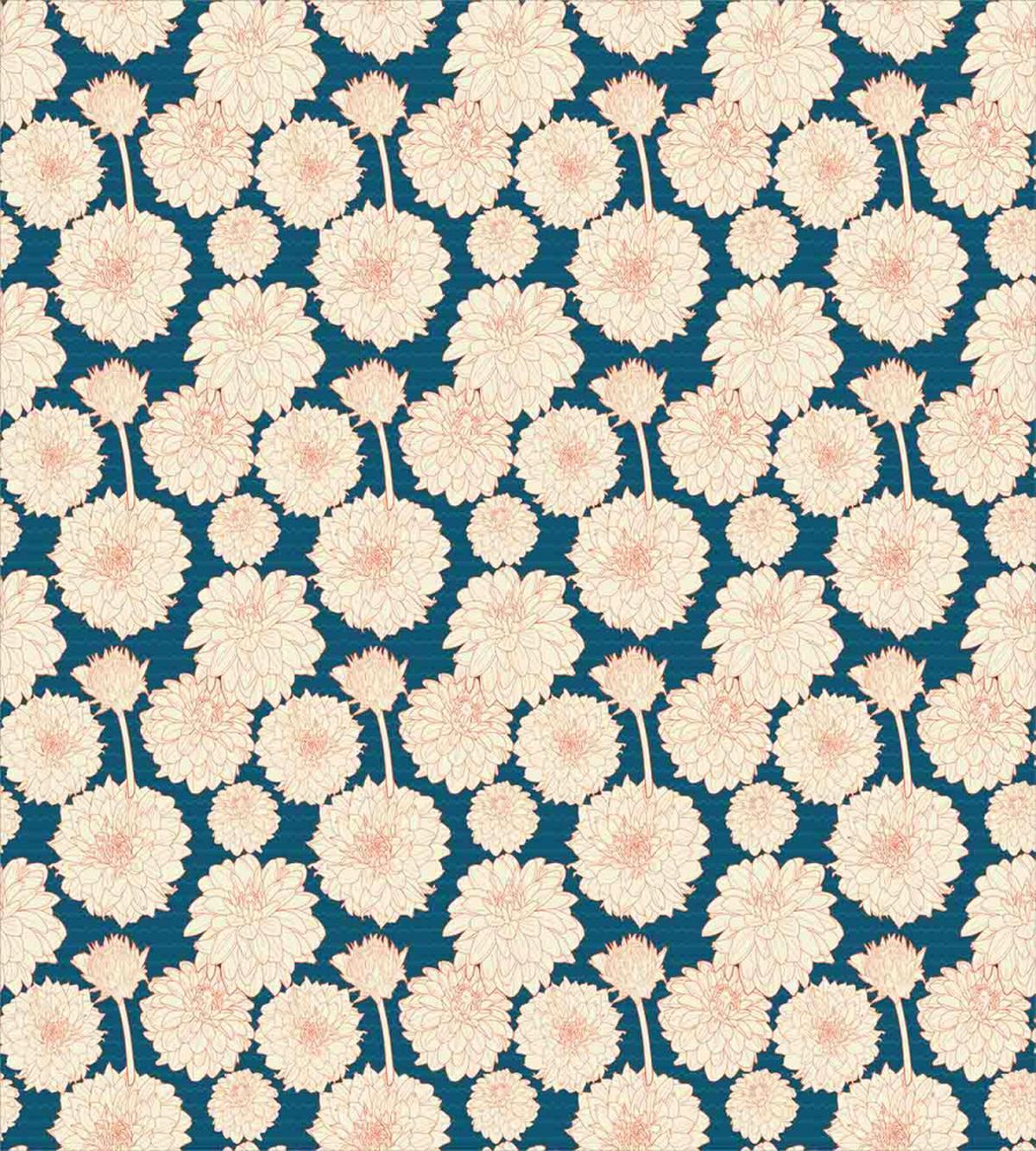 Japanese Style Flower — Pattern