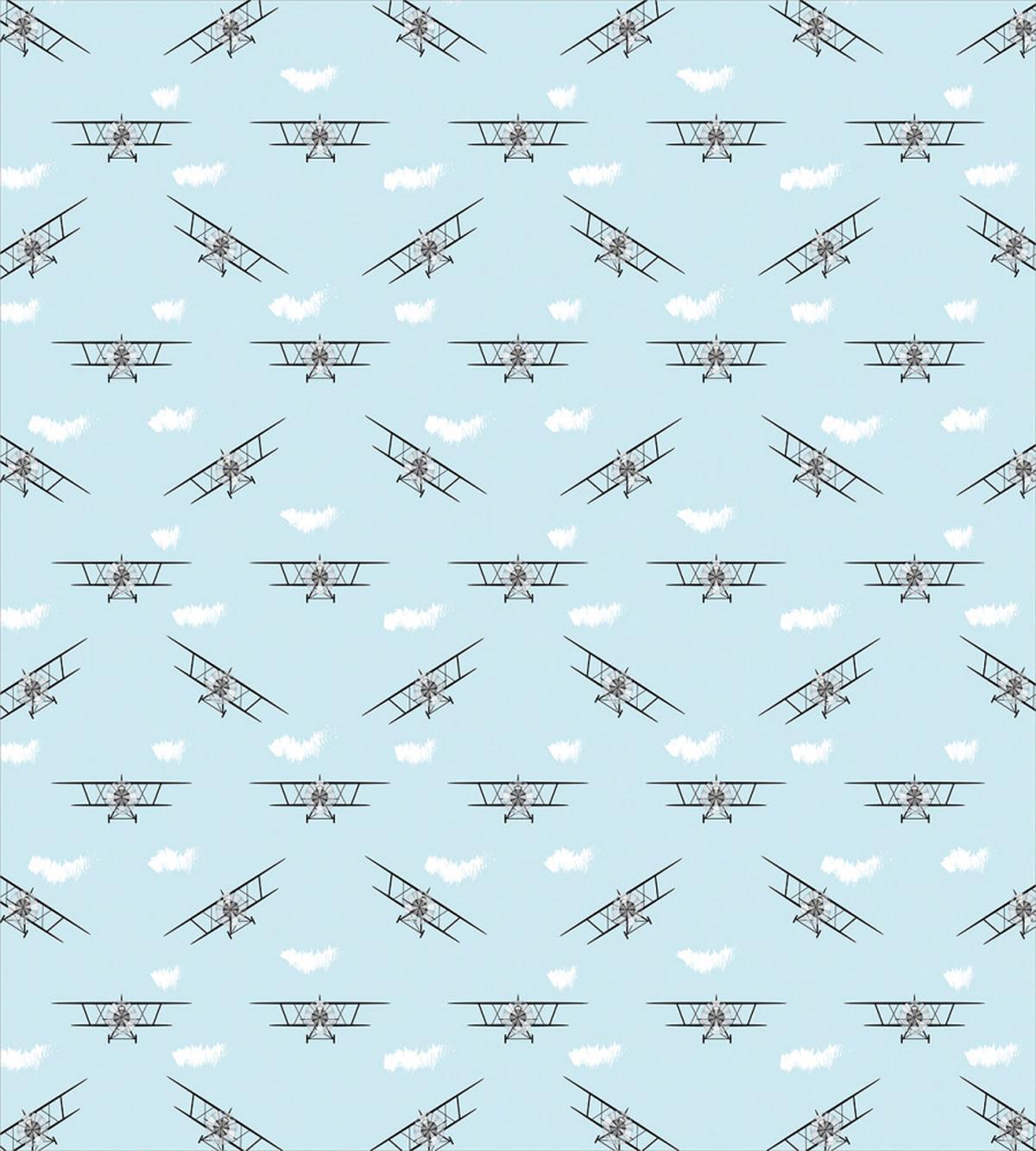 Old Aircraft Biplanes — Pattern