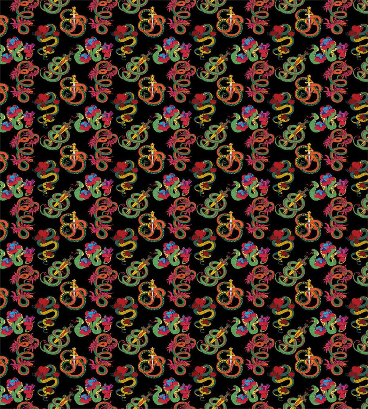 Colorful Ornamental Snakes — Pattern