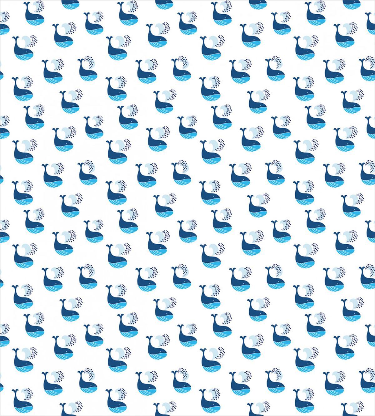 Fish Swimming Ocean — Pattern