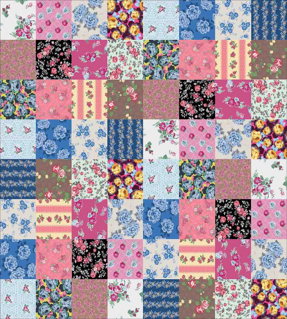 Checkered Squares — Pattern