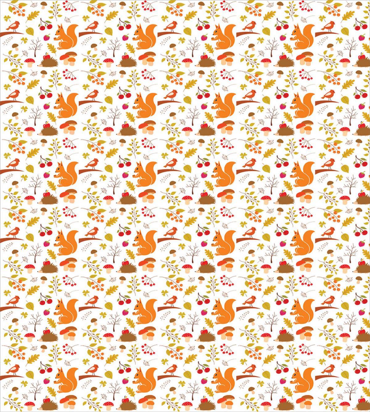 Autumnal Floral Elements — Pattern