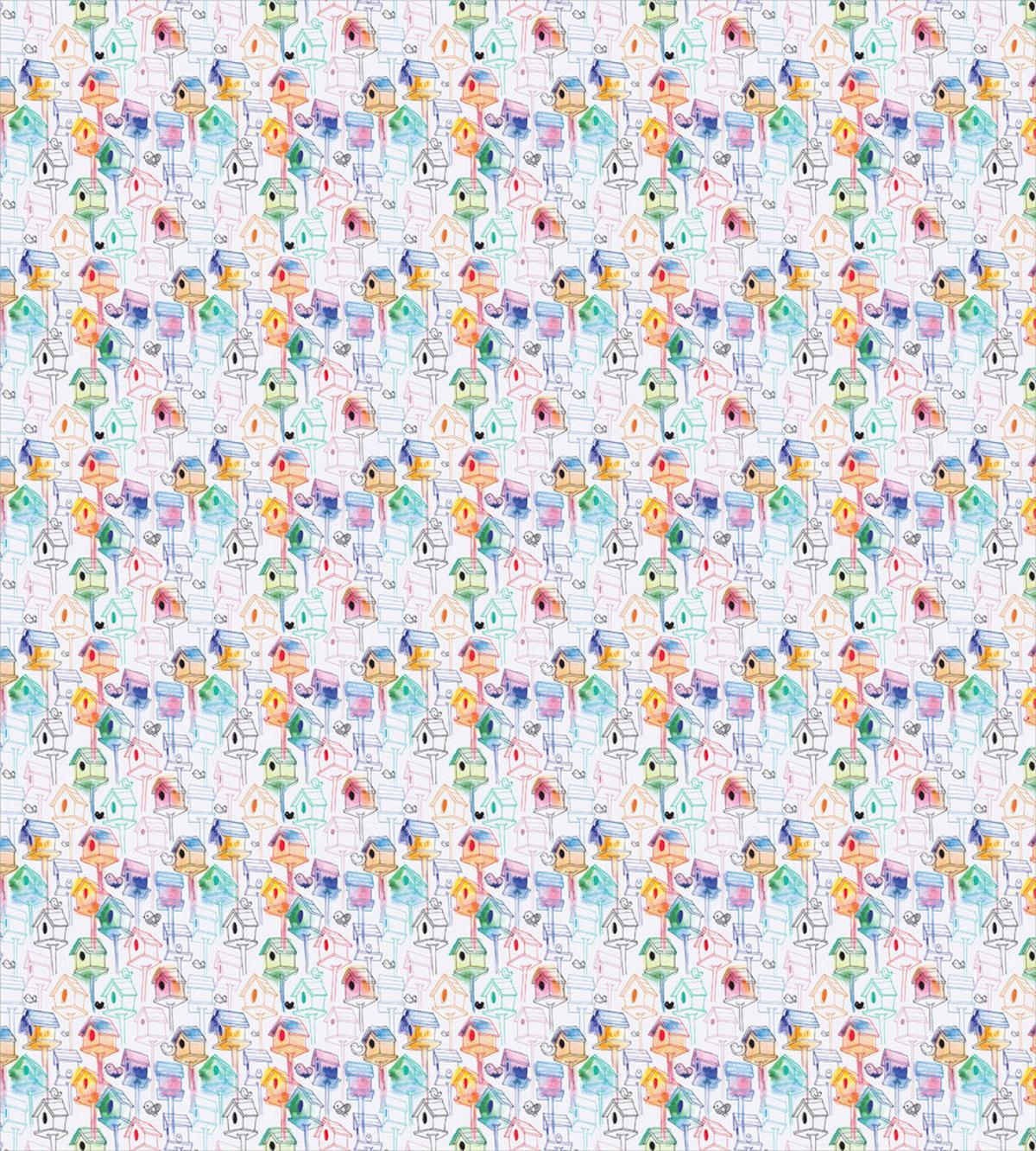 Colorful Nests Sketch — Pattern
