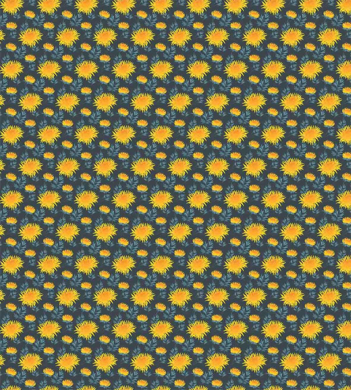 Yellow Chrysanthemum — Pattern