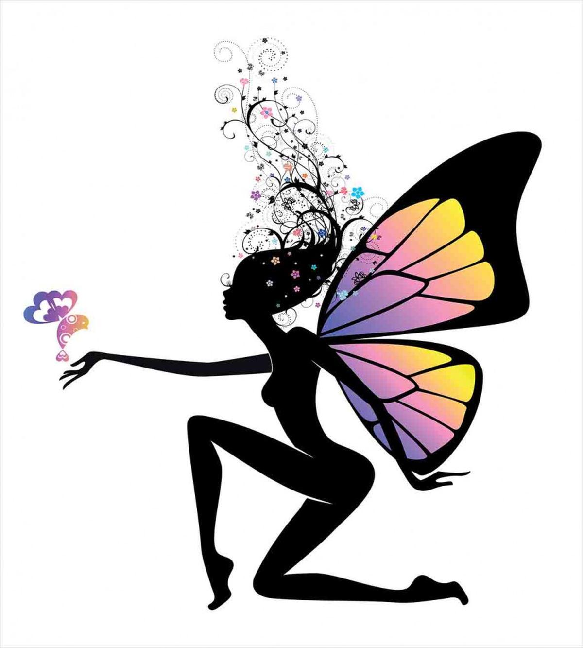 Girl Butterfly Wings — Pattern