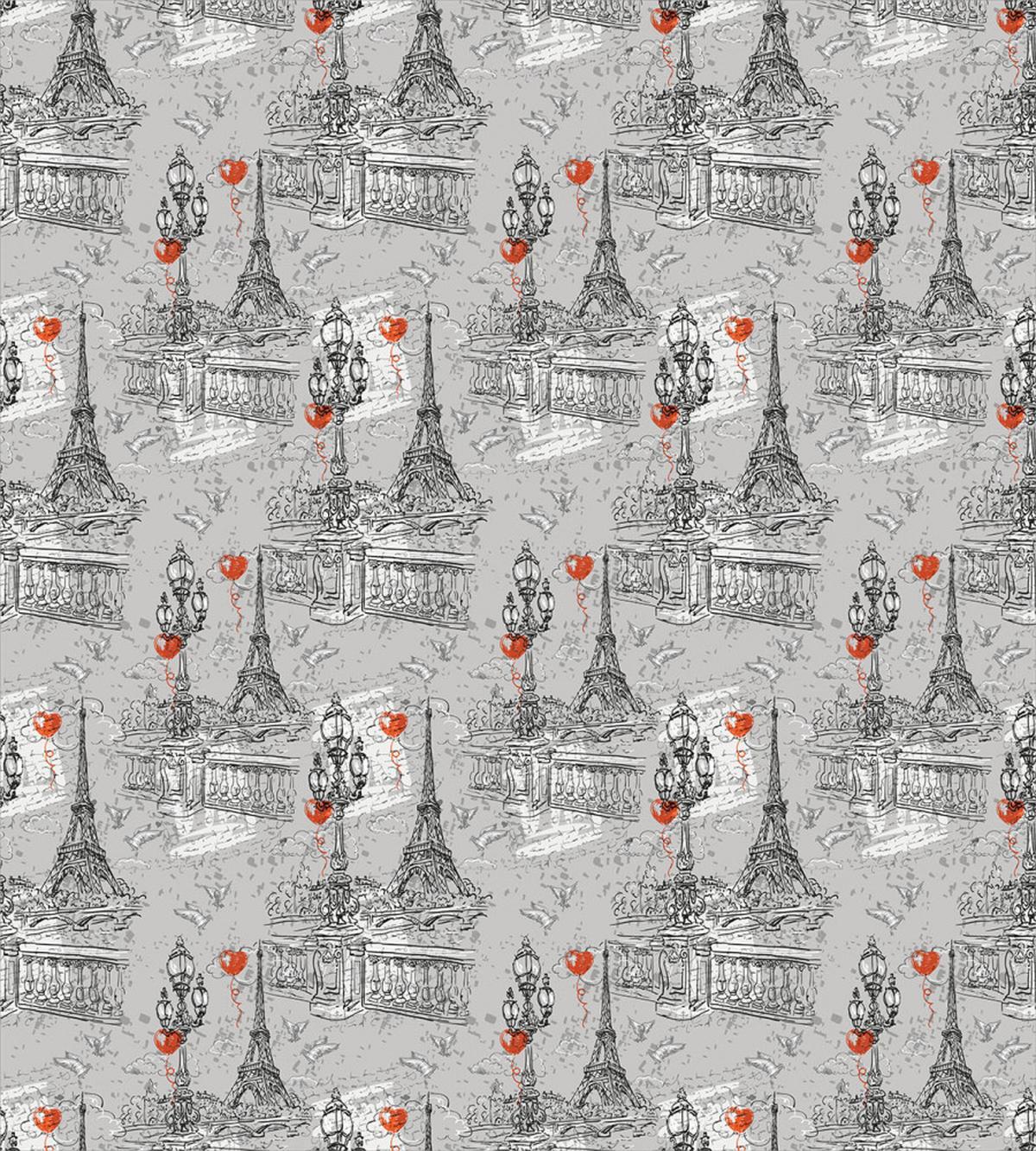 River Seine and Doves — Pattern