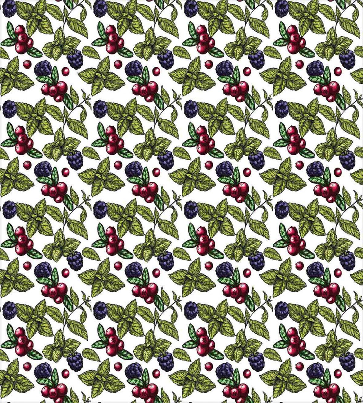 Berry Mint Leaf Herbs — Pattern