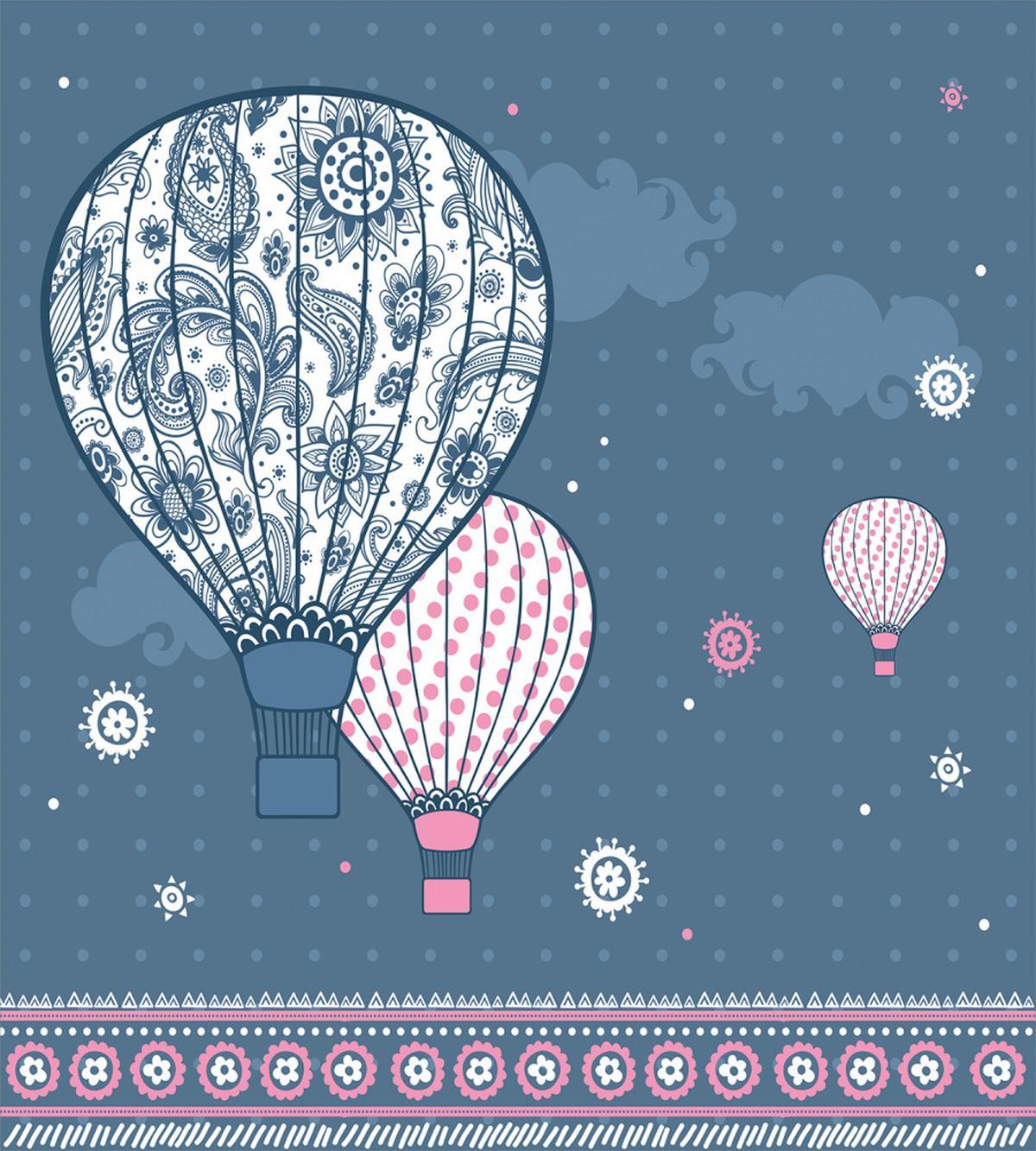 Air Balloons Polka Dots — Pattern