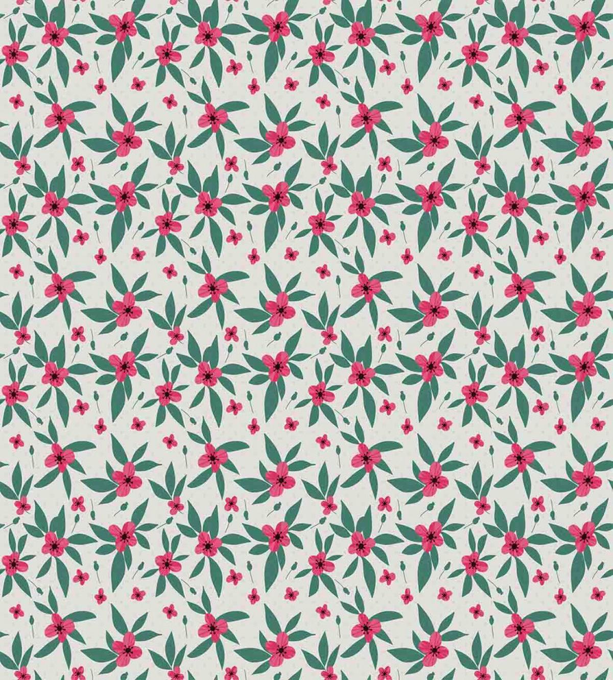 Foliage and Doodle Petals — Pattern