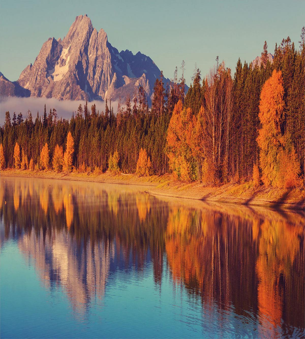 Grand Teton Fall Landscape — Pattern