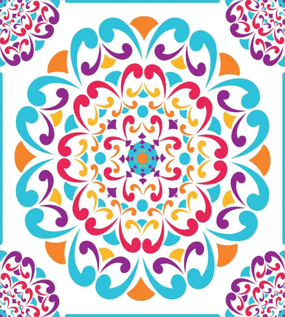 Colorful Swirls — Pattern