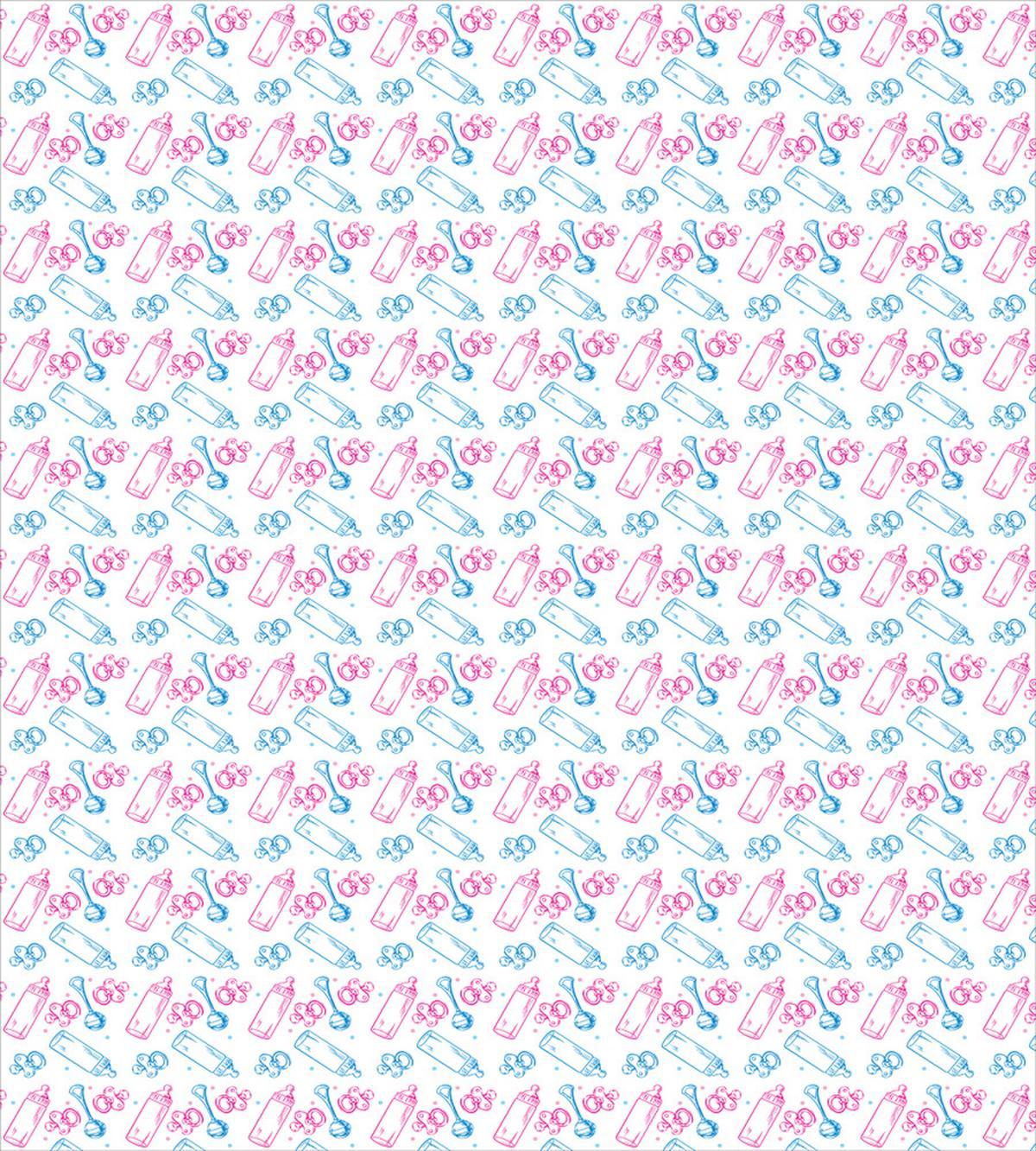 Milk Bottles Pacifiers — Pattern