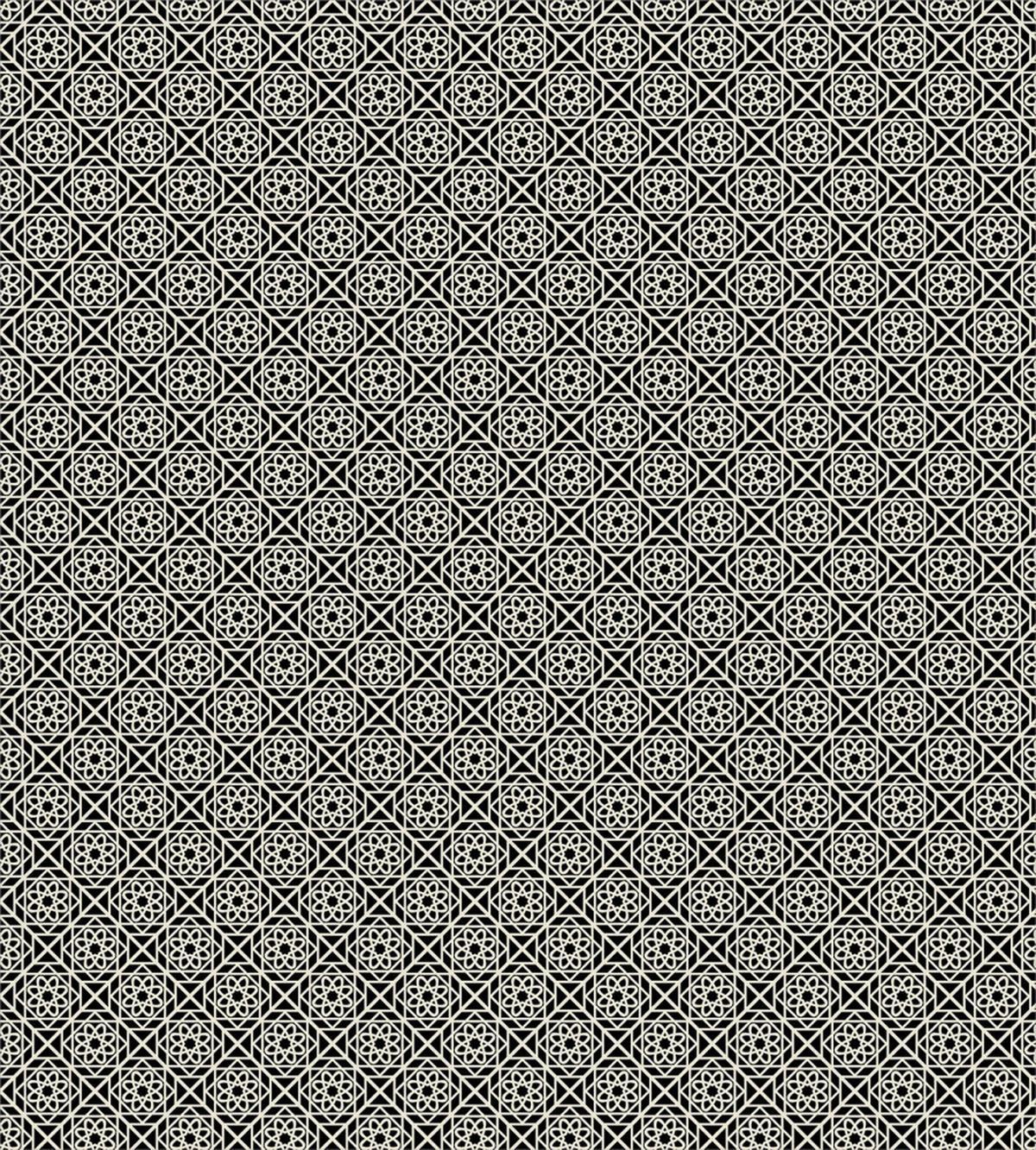 Repeating Floral Geometric — Pattern