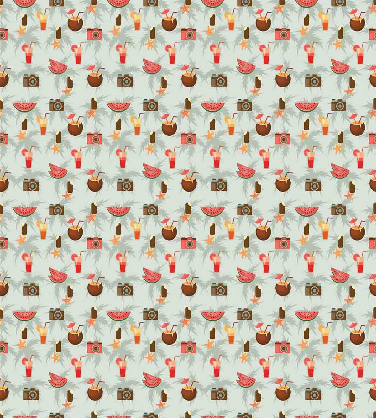 Vacation Ice Cream Starfish — Pattern