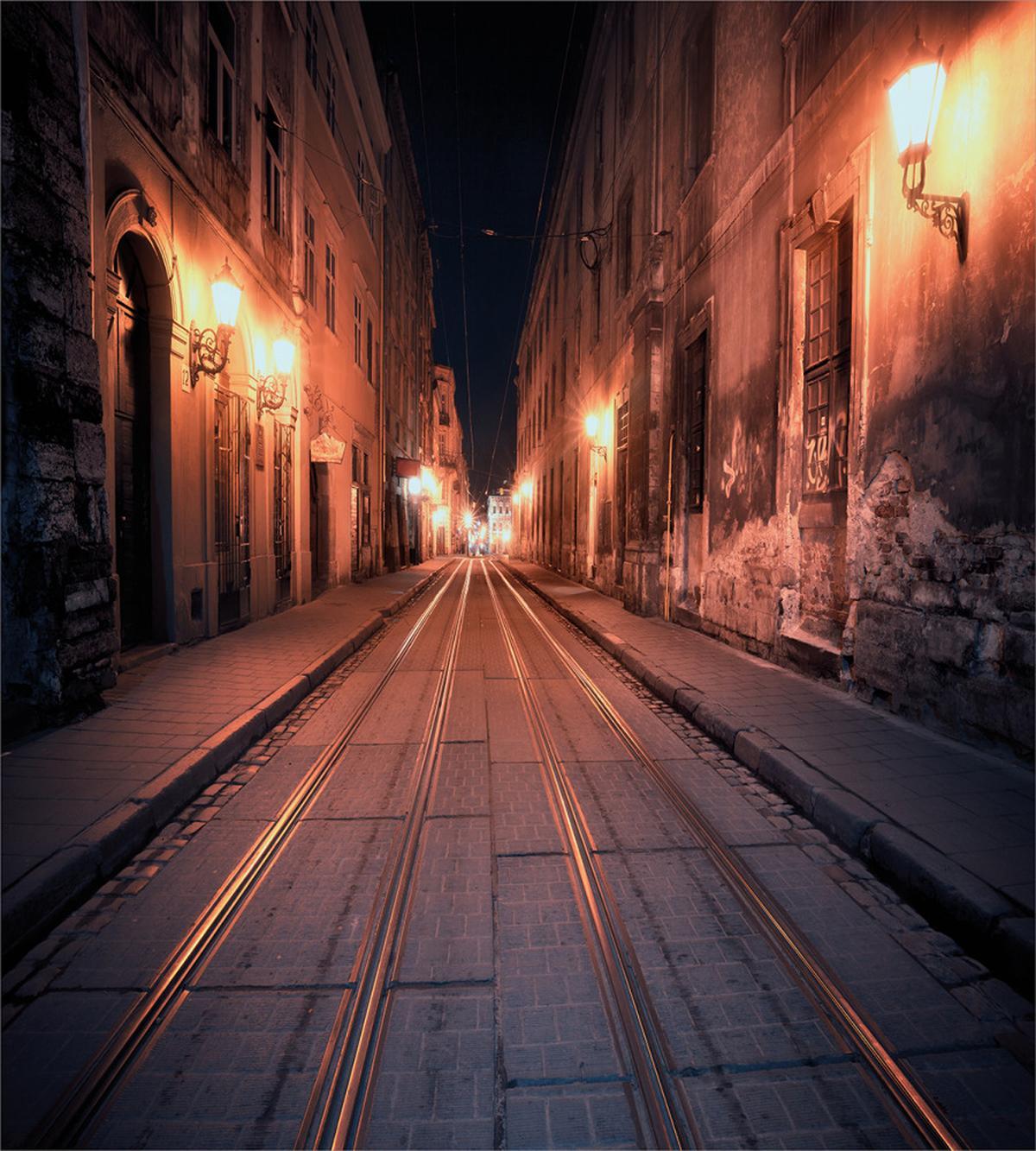 Old European City Streets — Pattern