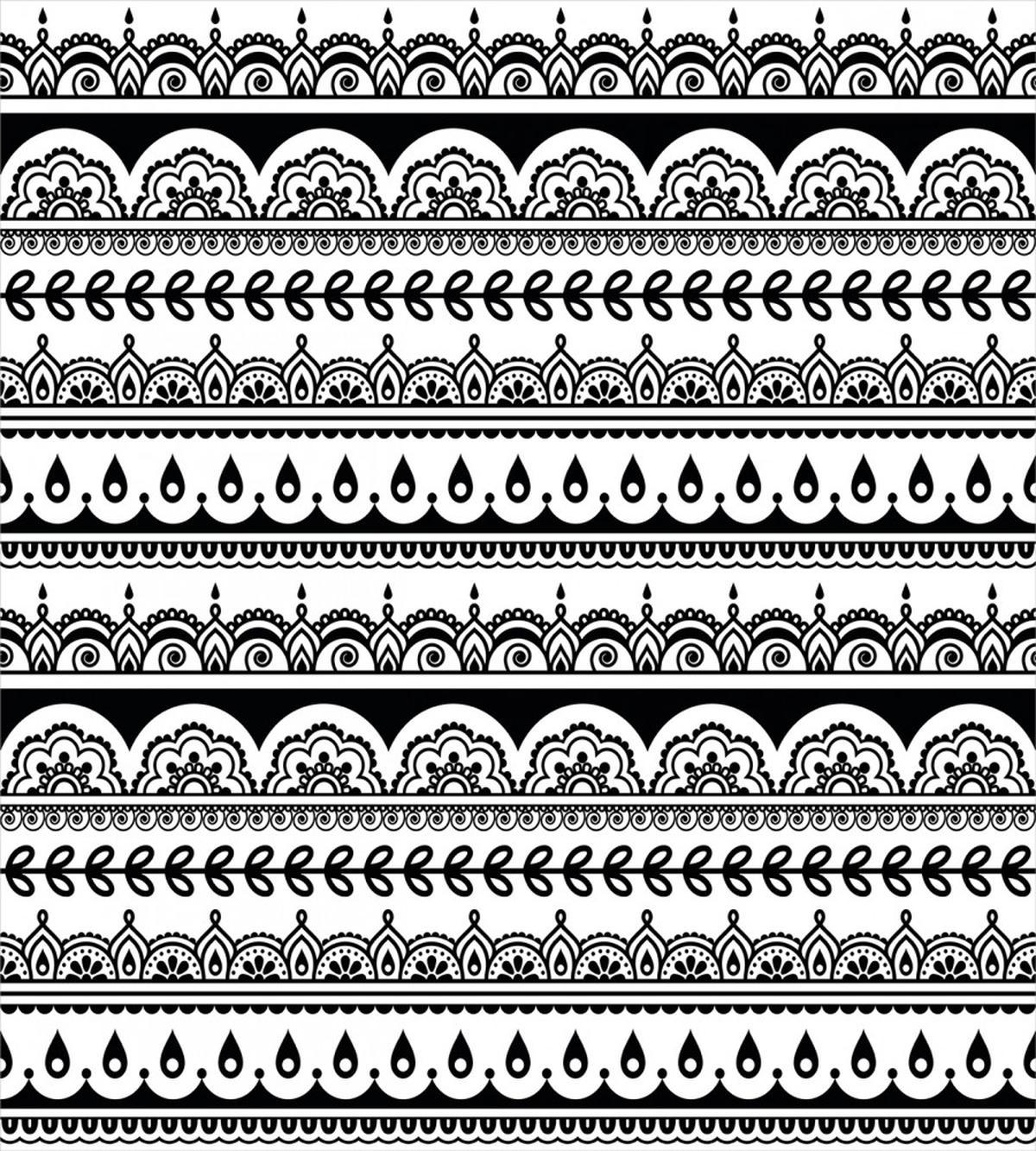 Borders with Leaf — Pattern