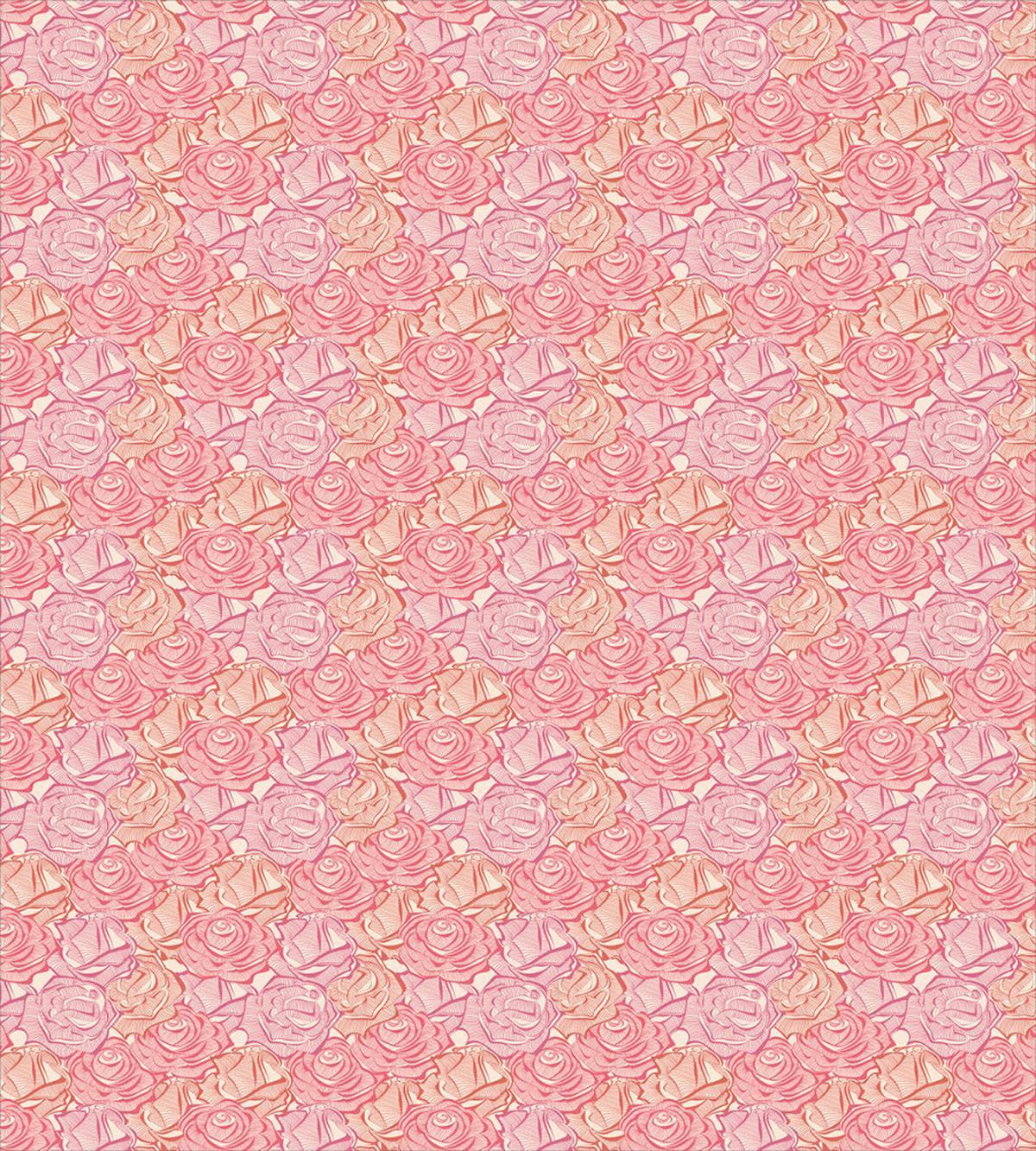 Feminine Rose Stems Pattern — Pattern