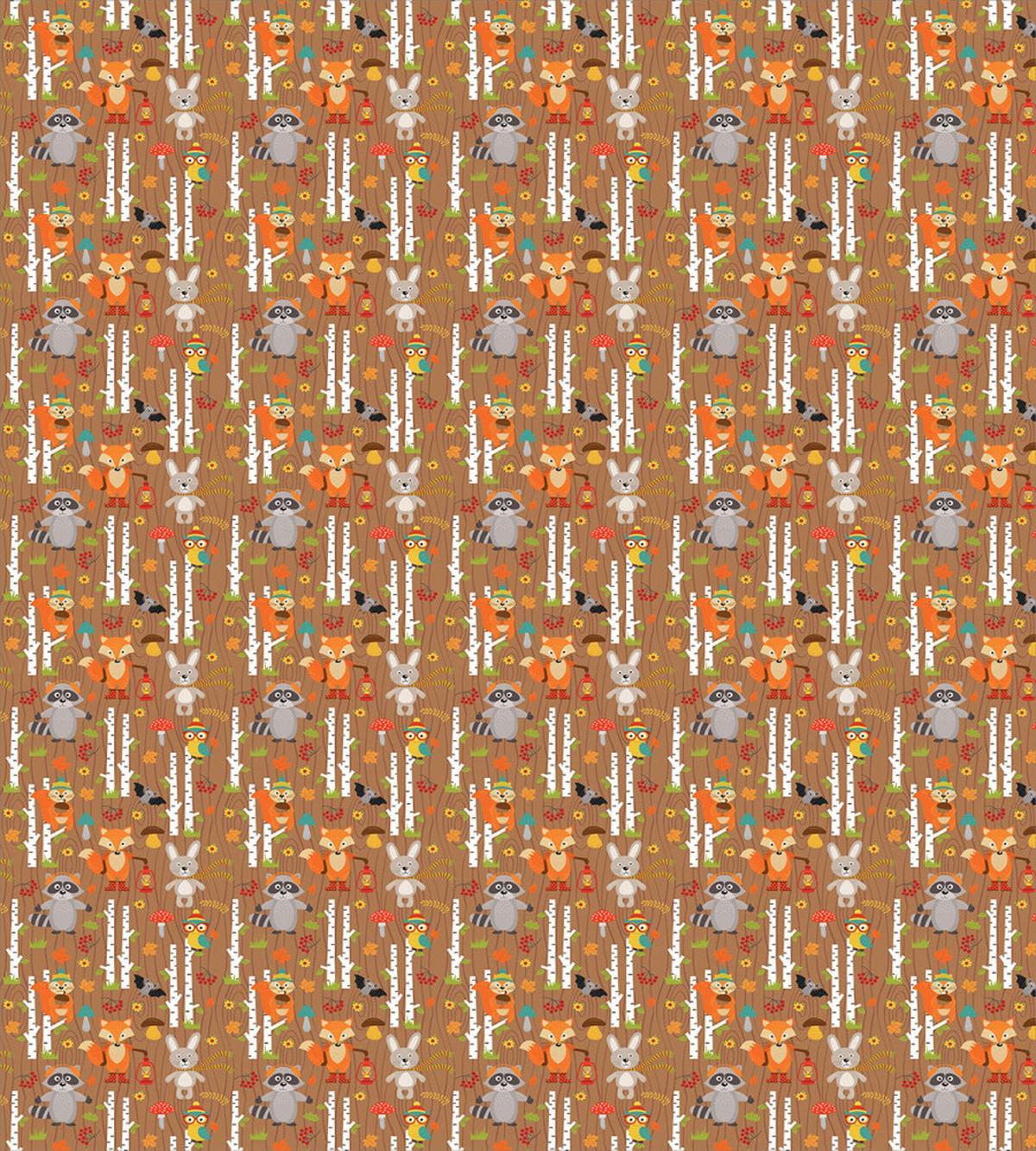 Cartoon Animals of Forest — Pattern