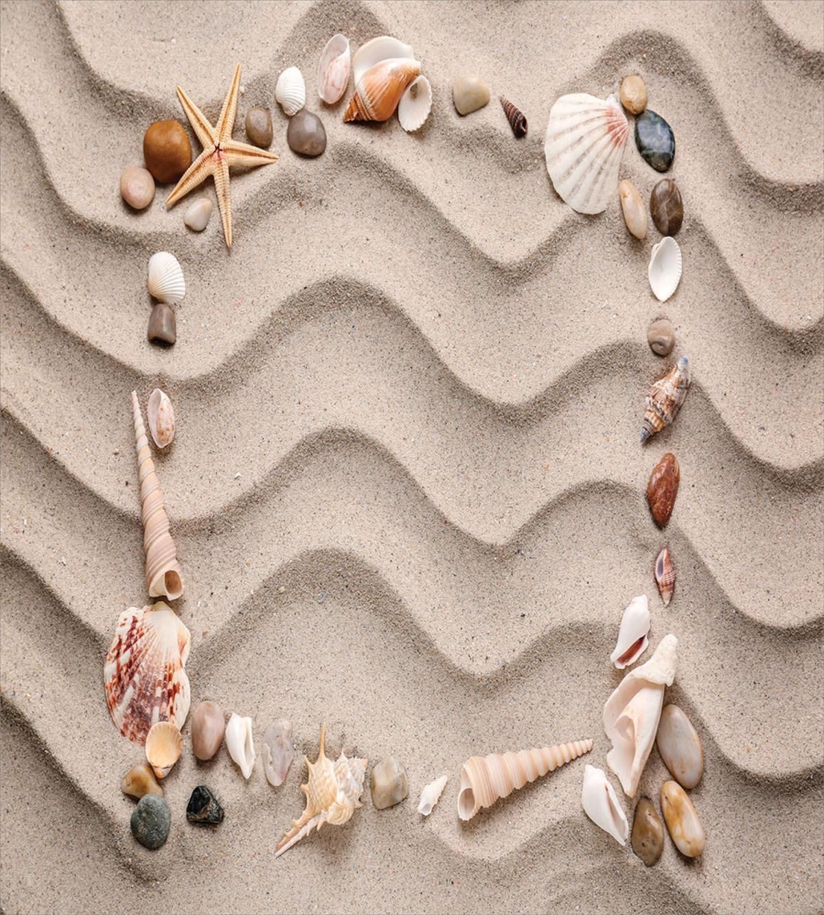 Seashell Square Frame — Pattern
