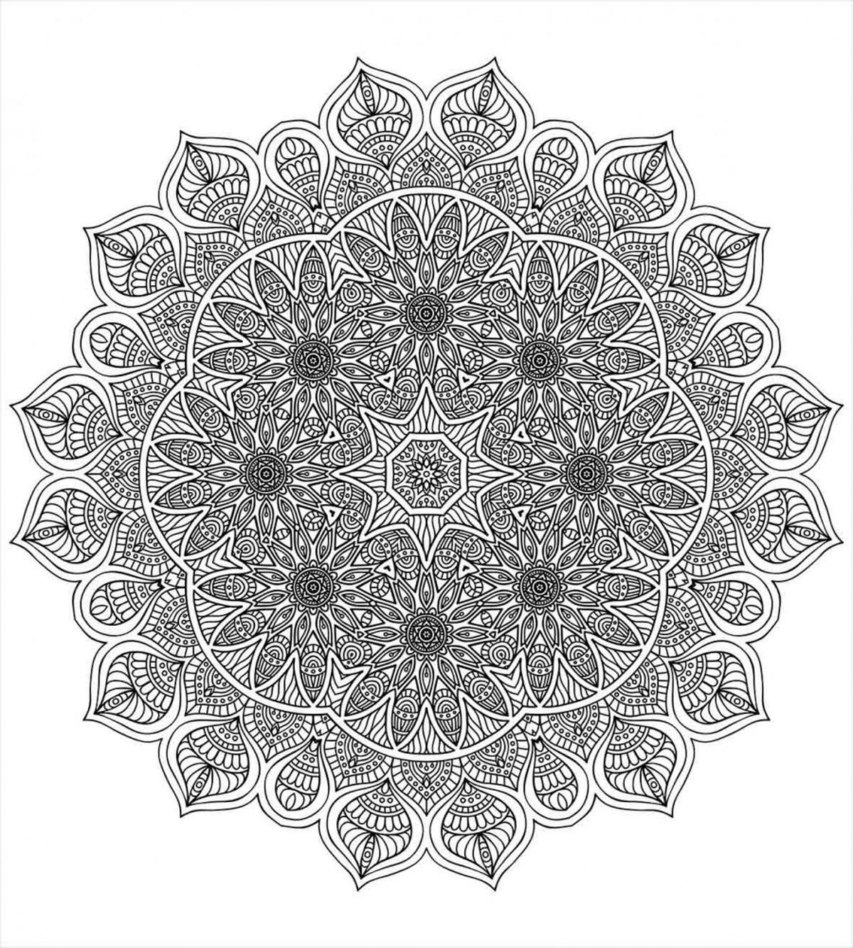 Mandala Floral — Pattern