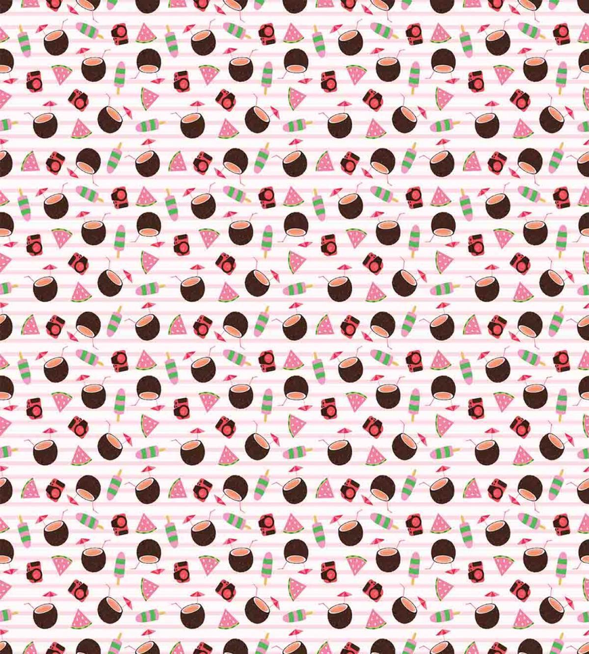 Watermelon Ice Cream Cocktail — Pattern