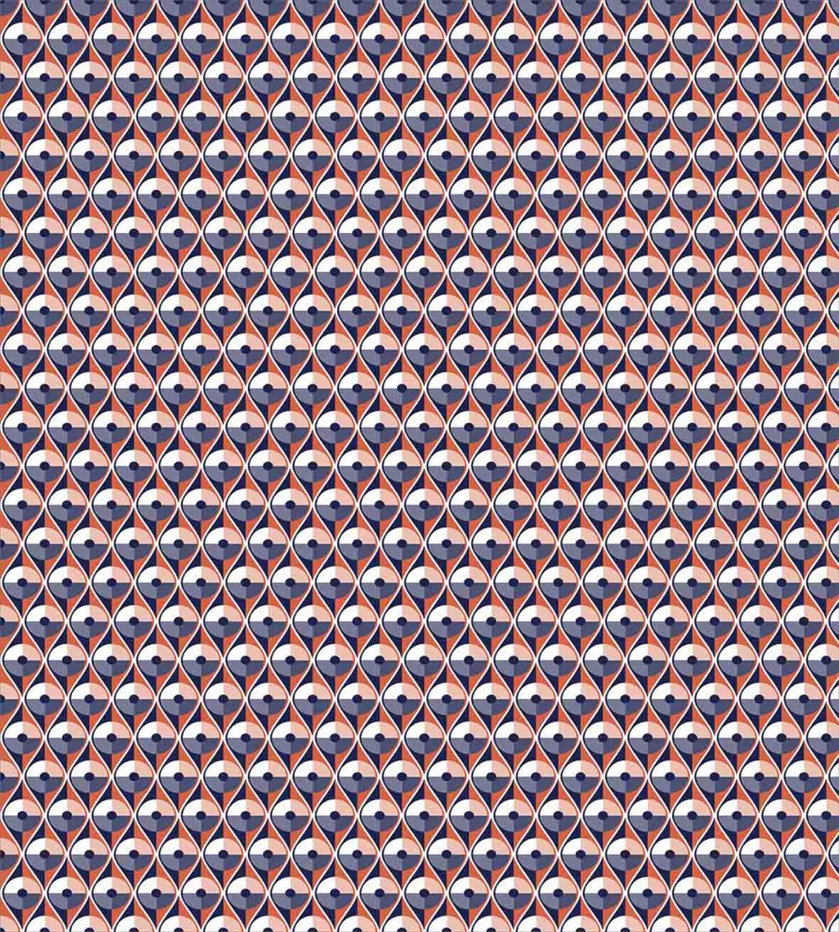 Wavy Lines Circles Dots — Pattern