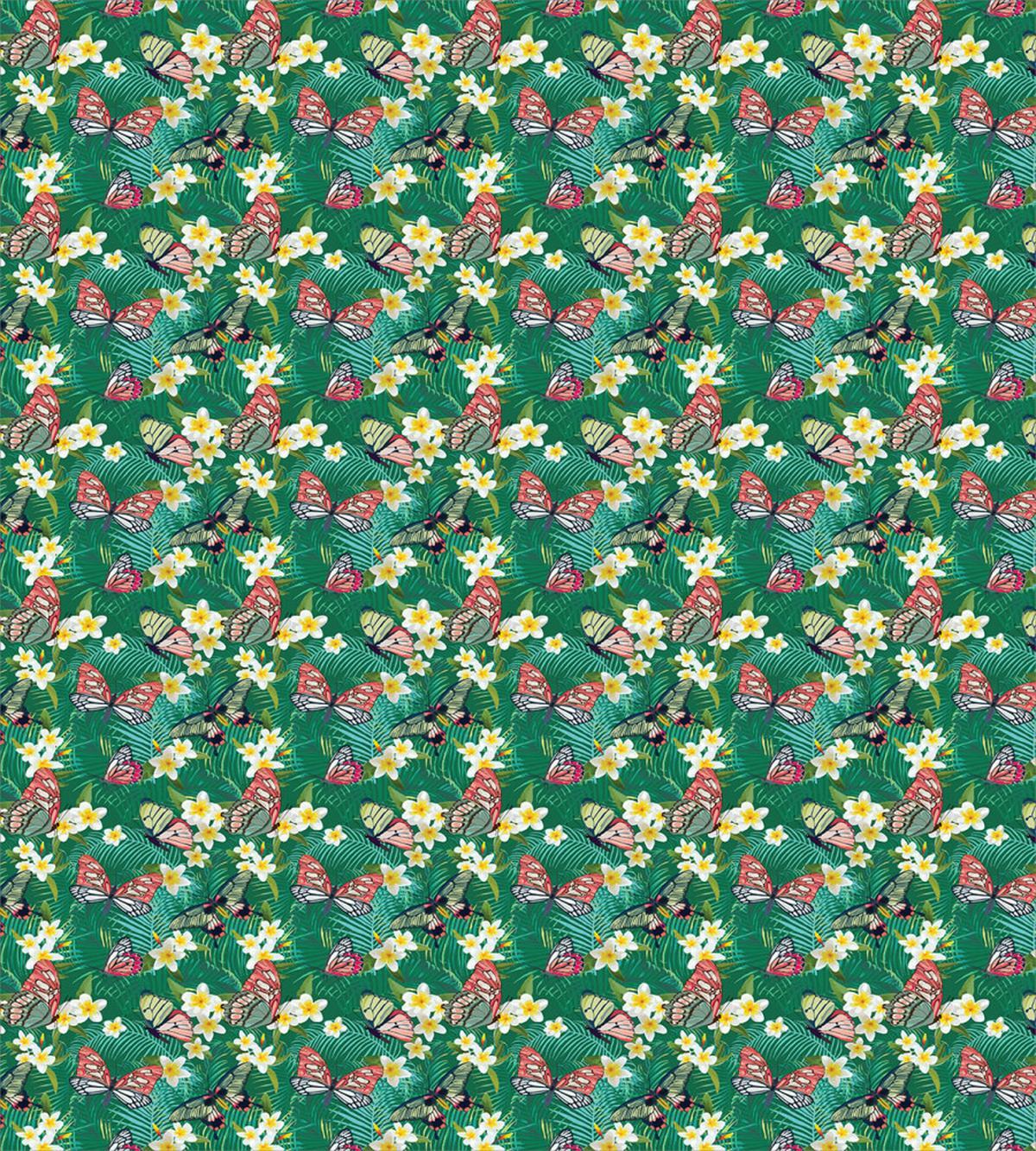 Exotic Butterfly Plumeria — Pattern