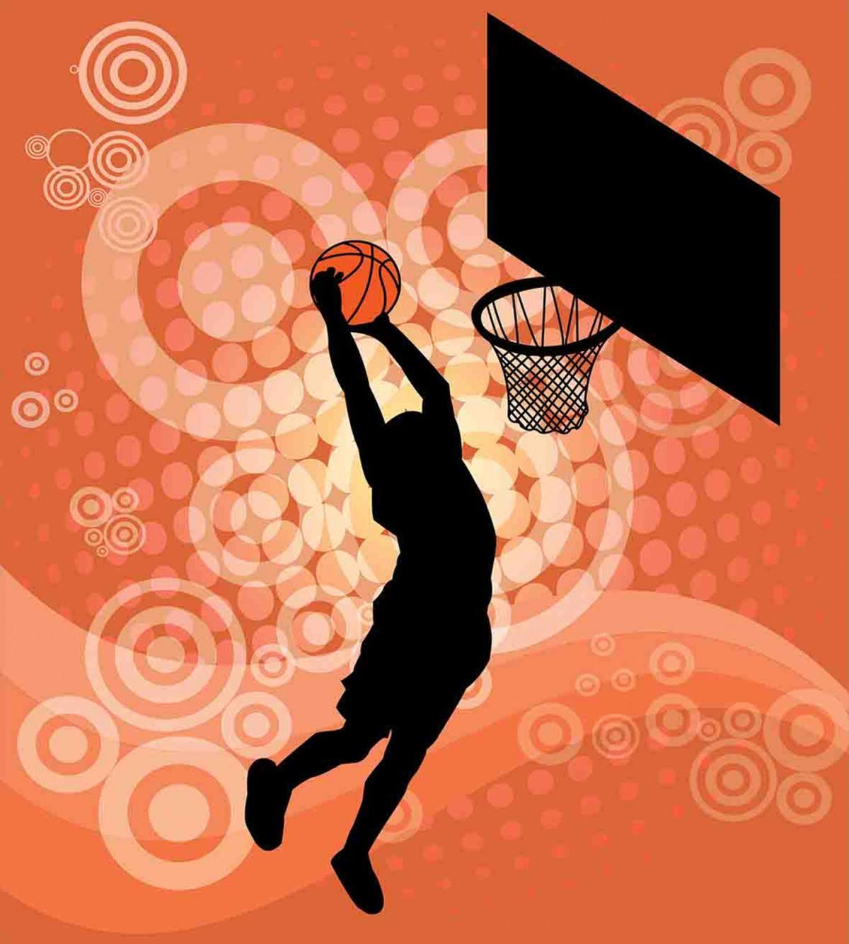Basketball Dunk Athlete — Pattern