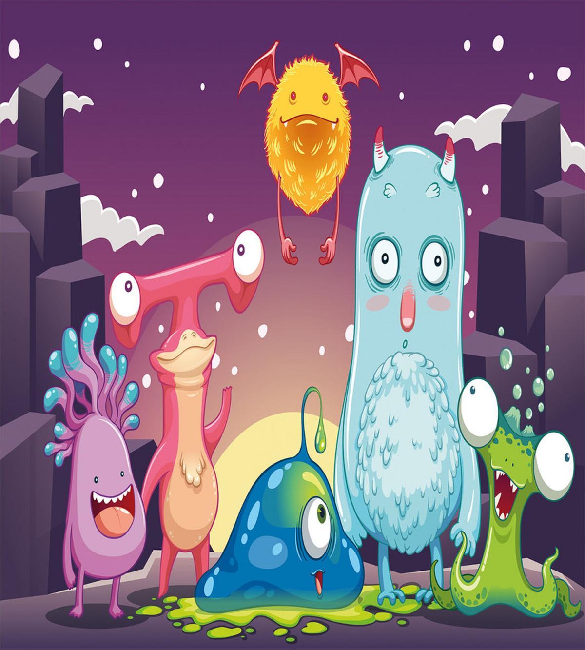 Funky and Happy Characters — Pattern