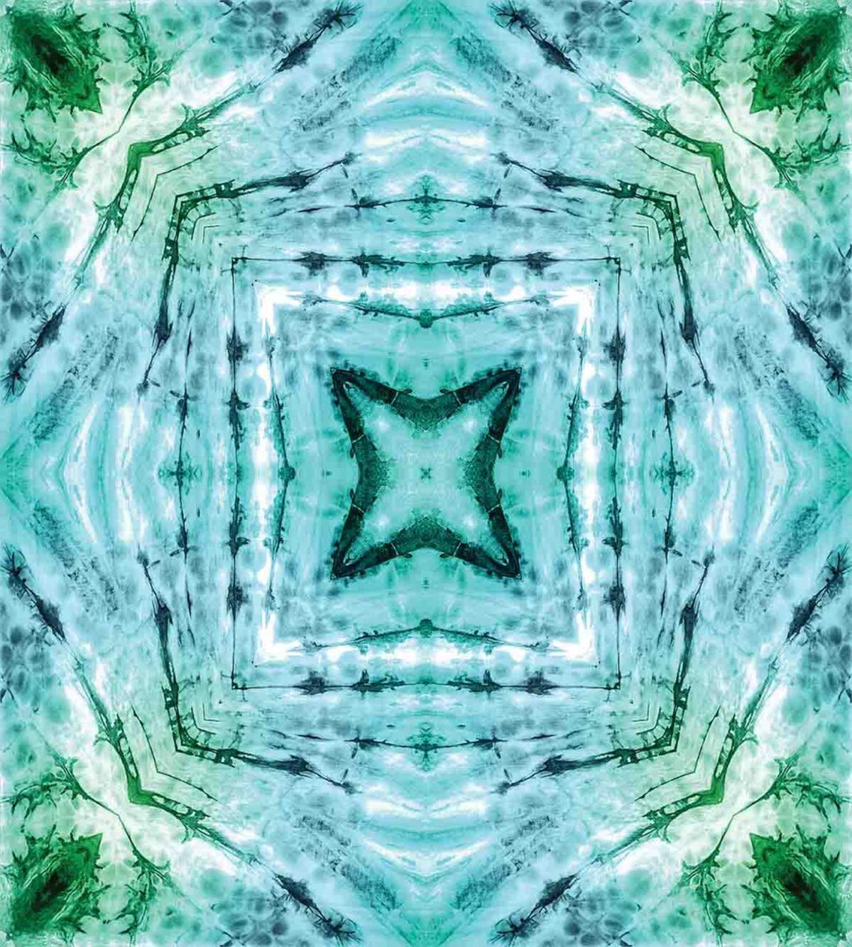 Abstract Teal — Pattern