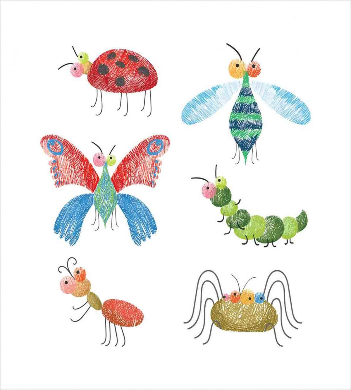 Hand Drawn Bug Pattern — Pattern