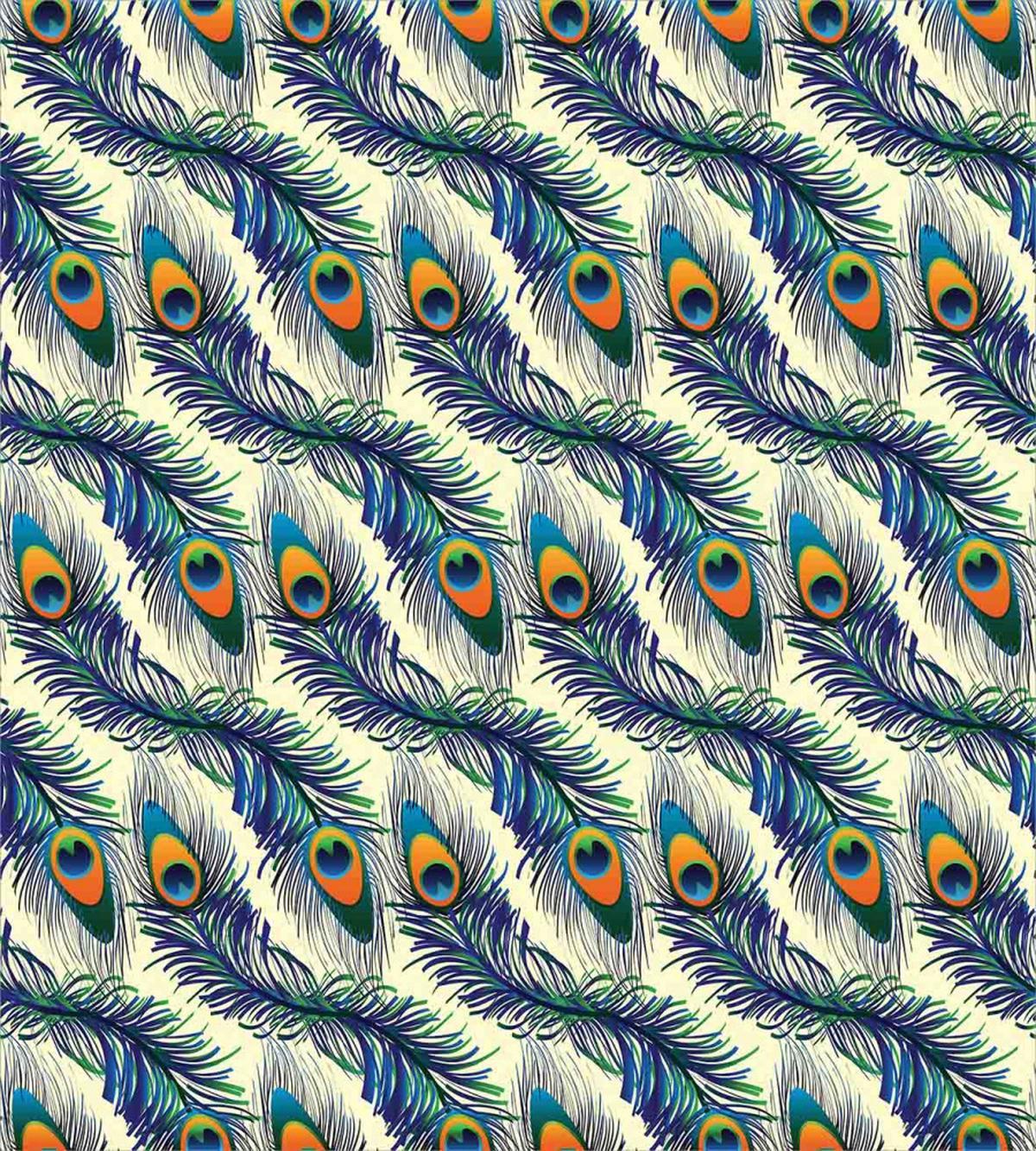 Ornamental Peacock Bird — Pattern